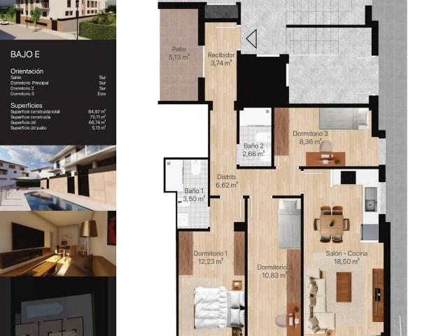 Piso en venta en Barrio Ermitaño, La Zubia