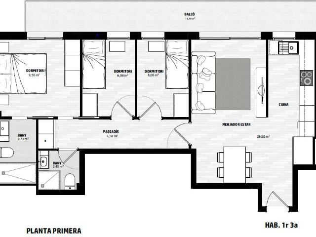 Piso en venta en les Franqueses del Vallès, Vallès Oriental