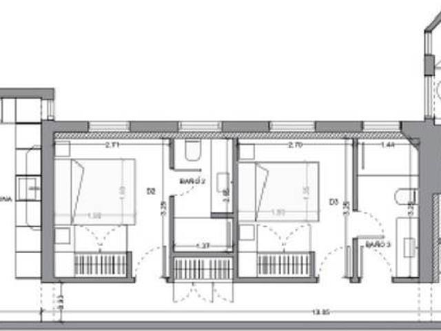 Piso en venta en Madrid, Cortes