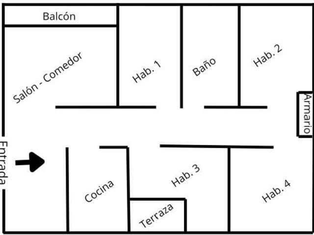 Piso en venta en Campo de Borja, Aragón