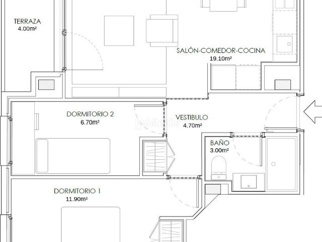 Piso en venta en Marchamalo, Castilla-La Mancha