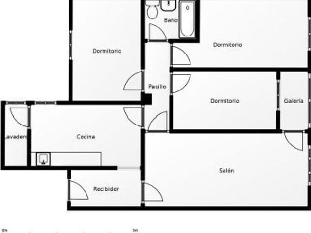 Piso en venta en Medina Del Campo, Castilla y León