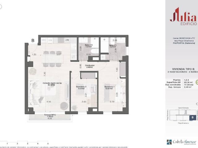 Piso en venta en Motor de San Bernardo, l'Horta Sud