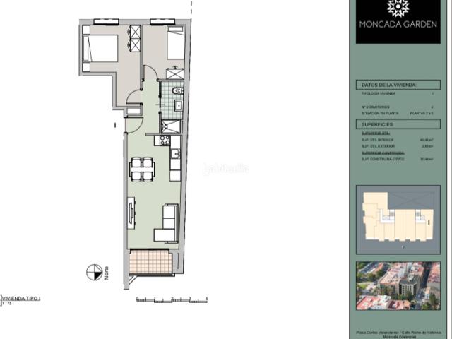 Piso en venta en Moncada, les Eres