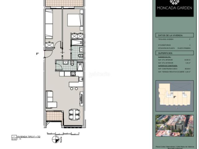 Piso en venta en Moncada, les Eres
