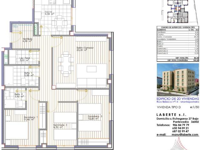 Piso en venta en Casco Antigo, Pontevedra