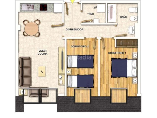 Piso en venta en Ortigueira, A Preguiza