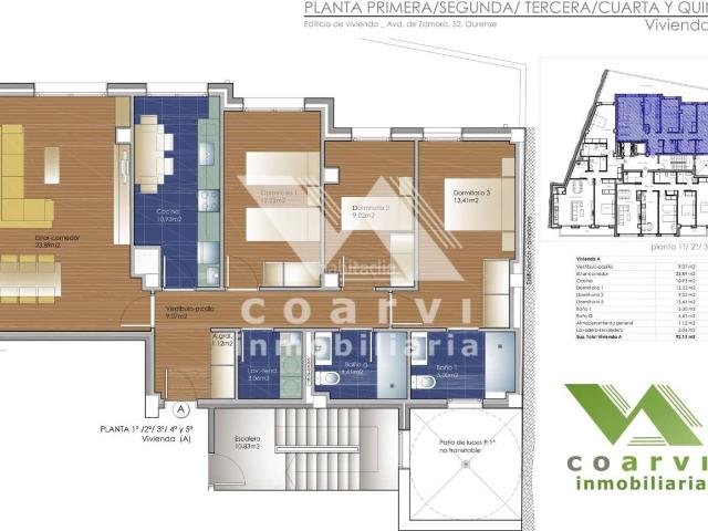 Piso en venta en Centro, Ourense