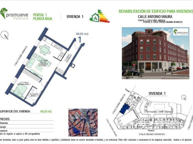 Piso en venta en Centro, Palencia