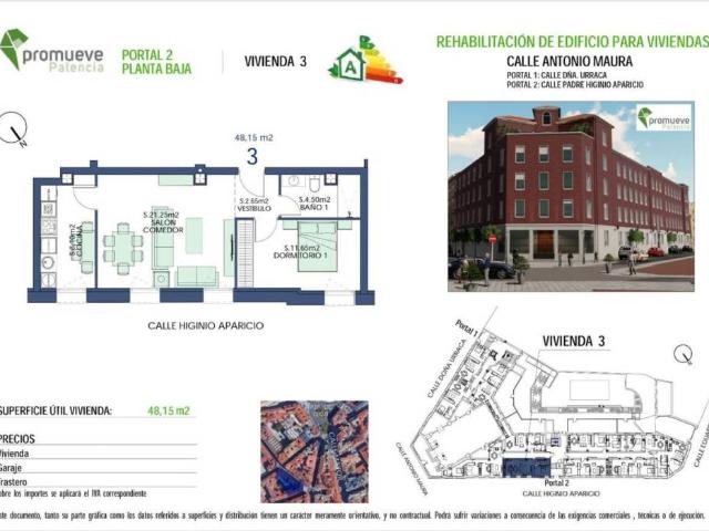 Piso en venta en Centro, Palencia