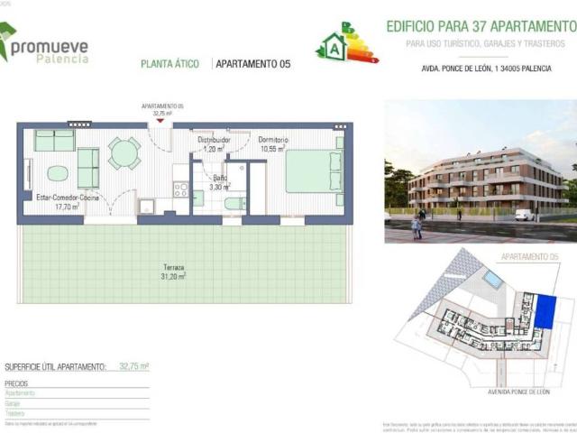 Piso en venta en Palencia, Centro