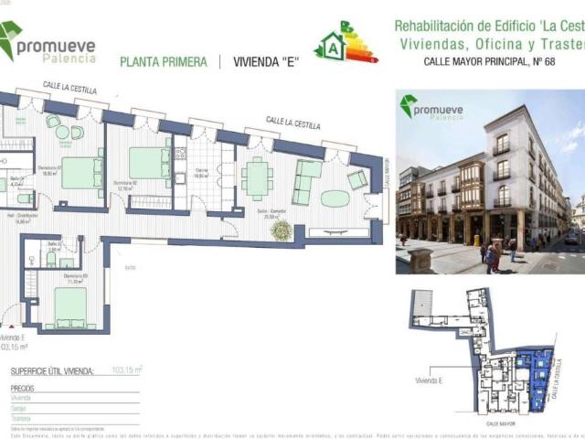 Piso en venta en Palencia, San Pablo y Santa Marina