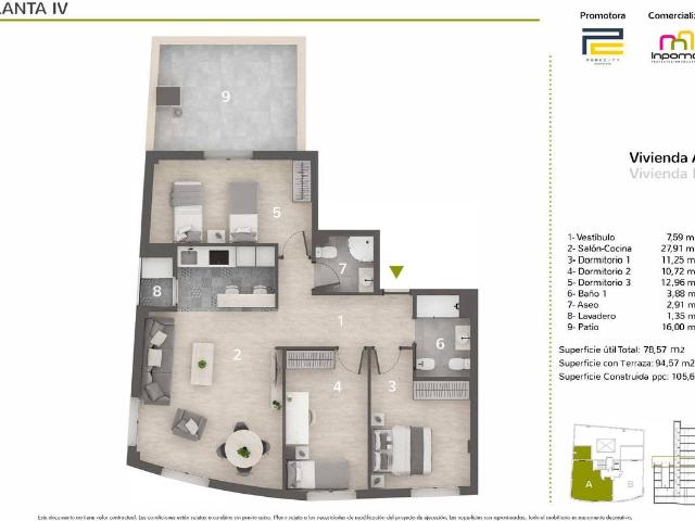 Piso en venta en Casco Antiguo, Tierra de Badajoz