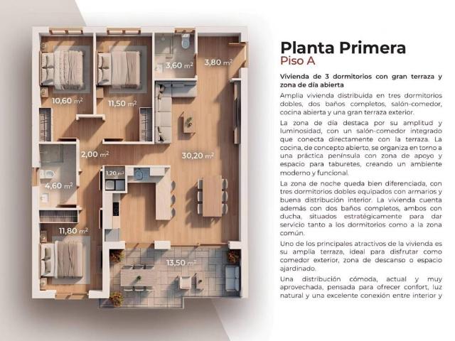Piso en venta en Plasencia, Extremadura