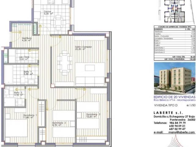 Piso en venta en Mourente, Pontevedra