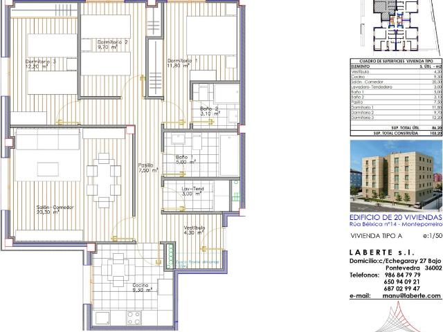 Piso en venta en Casco Antigo, Pontevedra