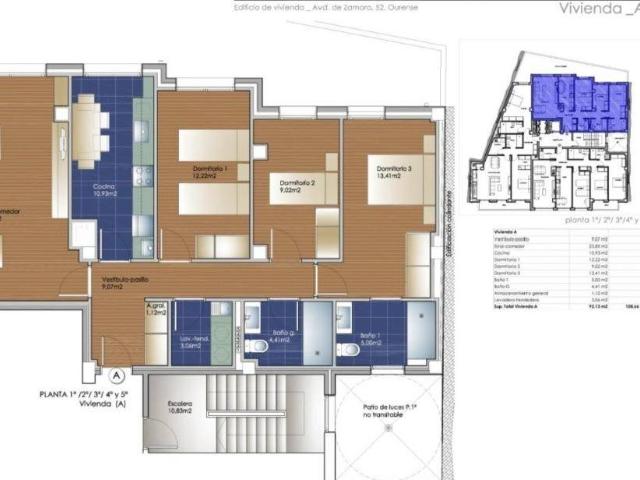 Piso en venta en Centro, Ourense