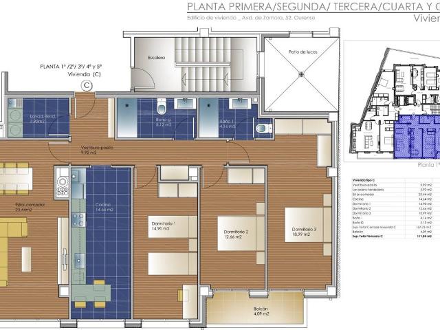 Piso en venta en Centro, Ourense