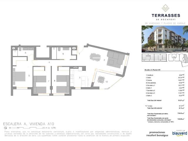 Piso en venta en l'Horta Nord, Valencia
