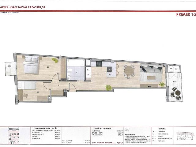 Piso en venta en Sant Boi De Llobregat, Barri Centre
