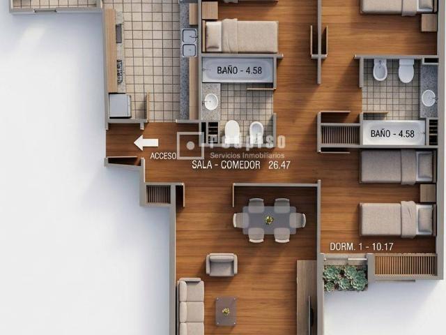 Piso en venta en Tres Cantos, Madrid
