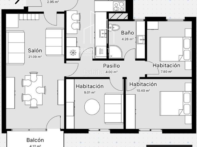 Piso en venta en Terradillos, Castilla y León