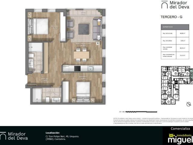 Piso en venta en Pesués, Val De San Vicente