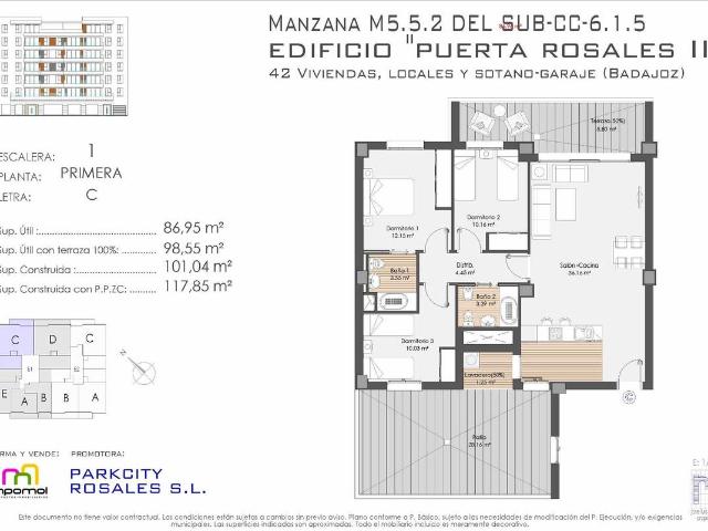 Piso en venta en Tierra de Badajoz, Extremadura