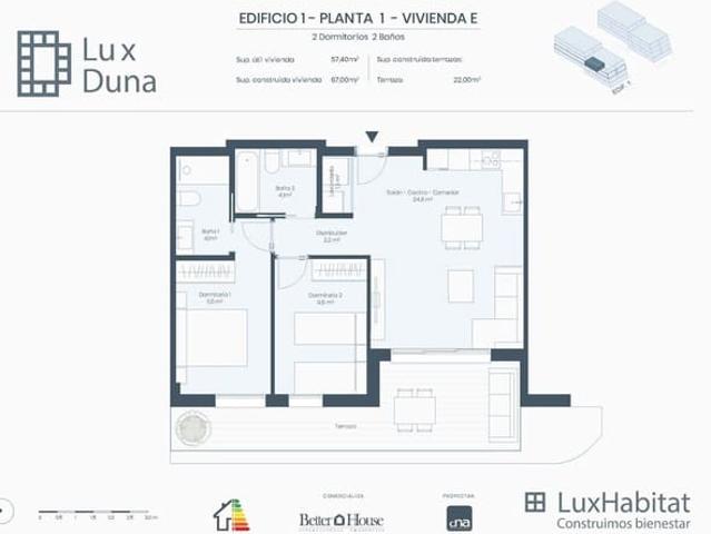 Piso en venta en l'Hospitalet de l'Infant, Baix Camp