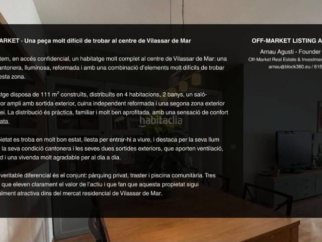 Piso en venta en Maresme, Catalunya