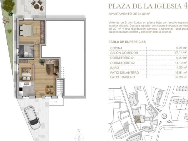 Piso en venta en Villalbilla, Madrid