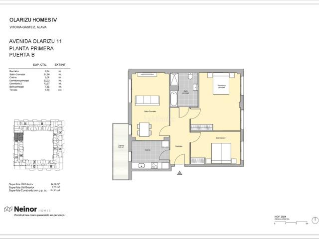 Piso en venta en Zabalgunea/Ensanche, Gasteizko kuadrilla