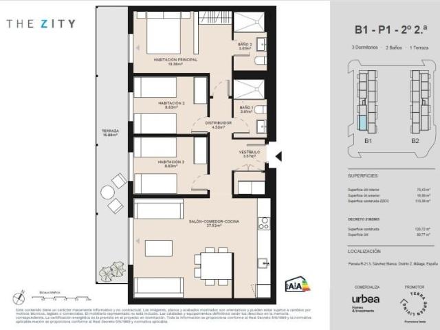 Piso en venta en Cruz de Humilladero, Málaga-Costa del Sol