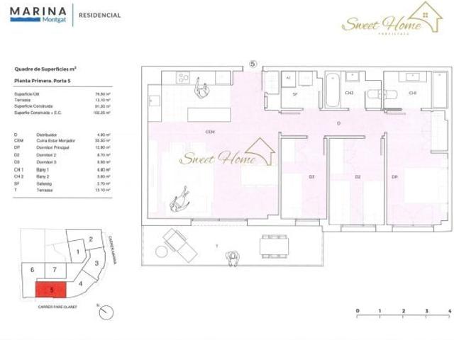 Piso en venta en Districte 1, Barcelonès