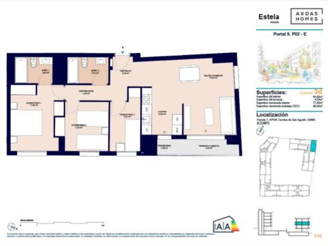 Piso en venta en Sant Agustí, l'Alacantí