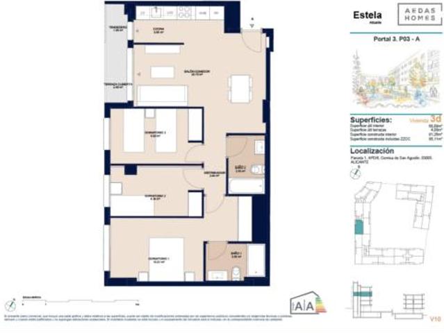 Piso en venta en Sant Agustí, l'Alacantí