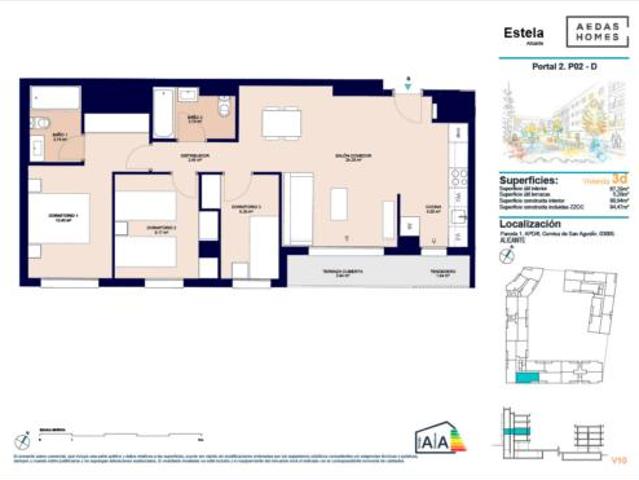 Piso en venta en Sant Agustí, l'Alacantí