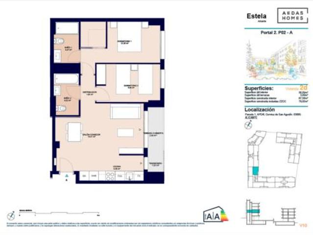 Piso en venta en Sant Agustí, l'Alacantí