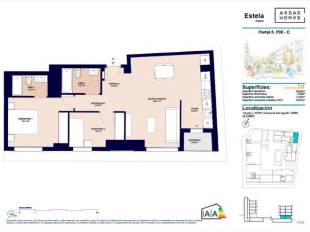 Piso en venta en Sant Agustí, l'Alacantí