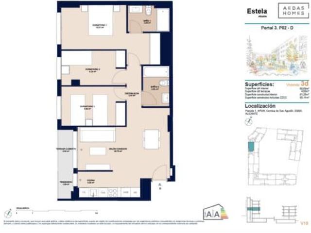 Piso en venta en Sant Agustí, l'Alacantí