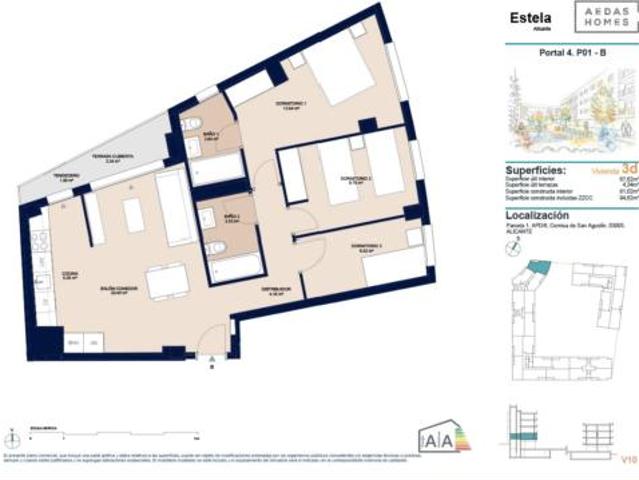 Piso en venta en Sant Agustí, l'Alacantí