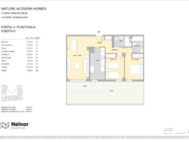 Piso en venta en Alovera, Castilla-La Mancha