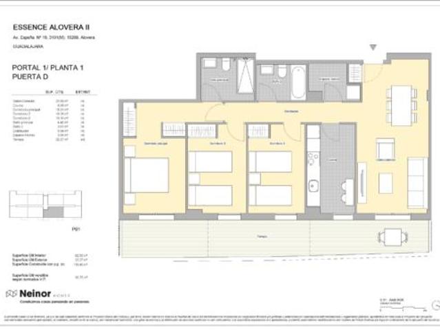 Piso en venta en Alovera, Castilla-La Mancha