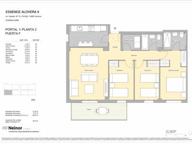 Piso en venta en Alovera, Castilla-La Mancha