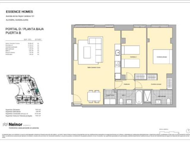 Piso en venta en Alovera, Castilla-La Mancha