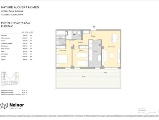 Piso en venta en Alovera, Castilla-La Mancha