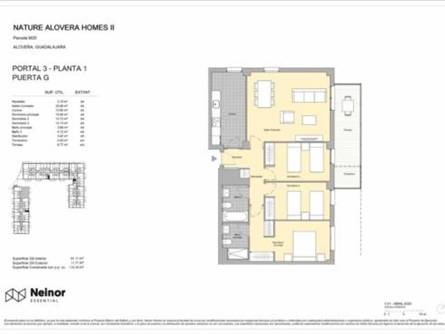Piso en venta en Alovera