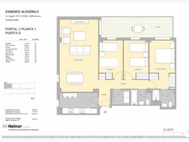 Piso en venta en Alovera, Castilla-La Mancha