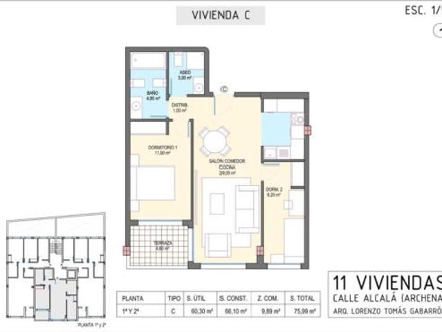 Piso en venta en Barrio de la Providencia, Valle de Ricote