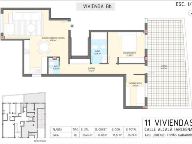 Piso en venta en Barrio de la Providencia, Valle de Ricote